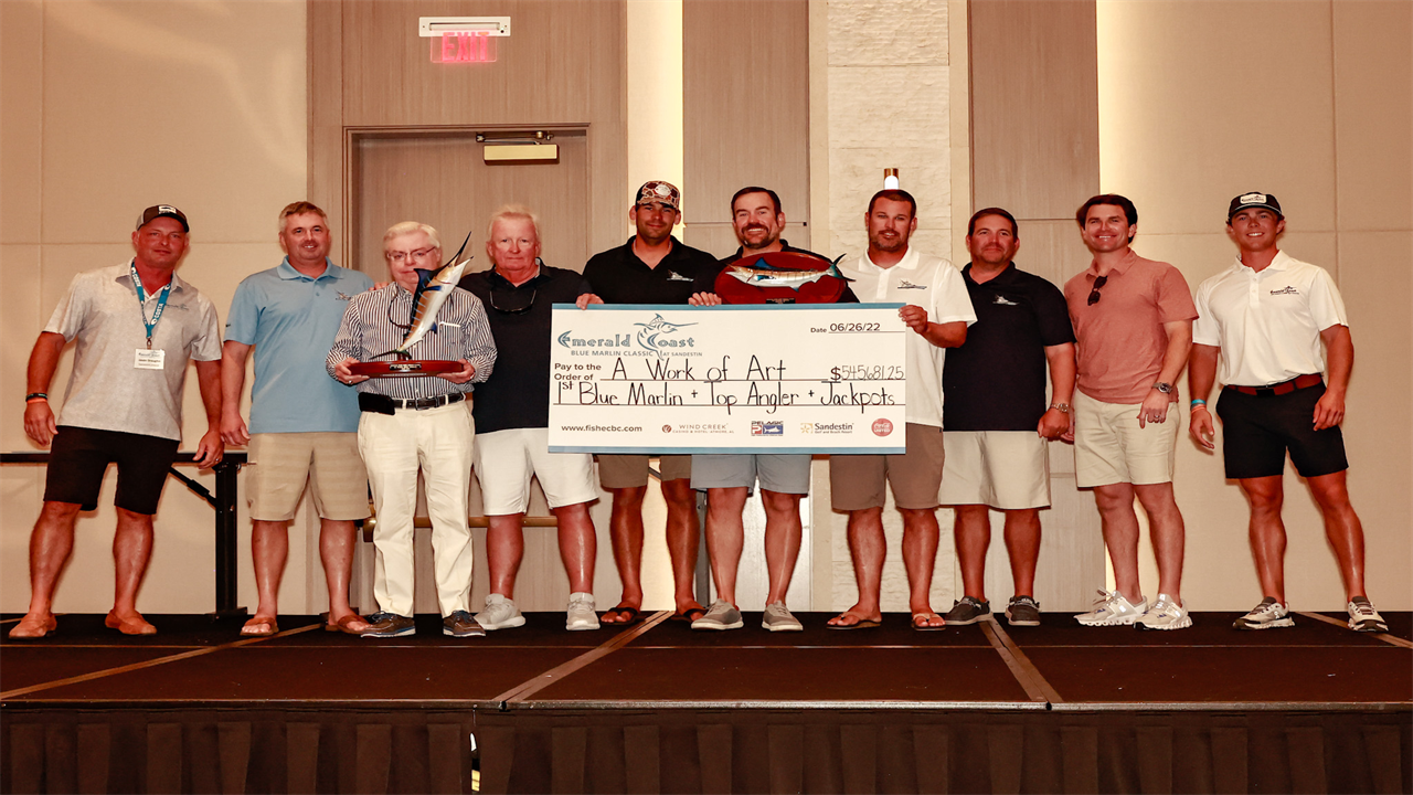 A Work of Art Wins 20th Emerald Coast Blue Marlin Classic