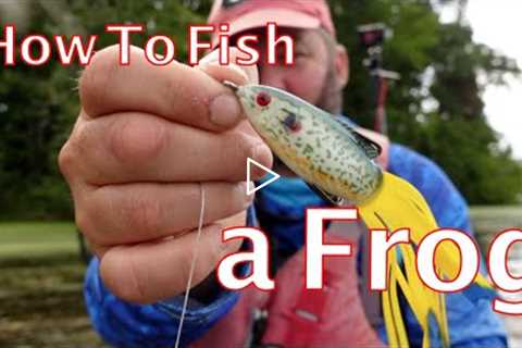 September Baits - How to Fish a Topwater Frog - Bass Fishing