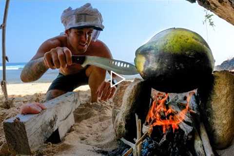 COOKING FISH IN A COCONUT??? AN EPIC CATCH AND COOK. EP 57