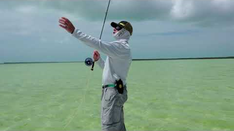 The Ready Position for saltwater fly fishing