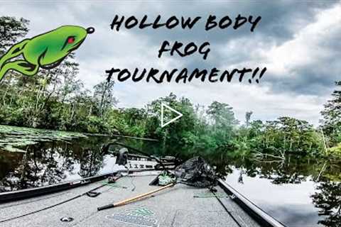 UNEXPECTED RESULTS While FISHING Hollow Body FROG ONLY Bass Tournament!!