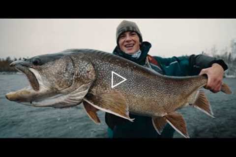 Incredible Late Fall Lake Trout Fishing - Kenanow Lodge, Manitoba