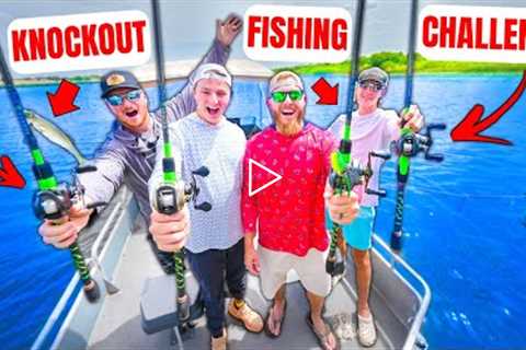 Ultimate KNOCKOUT Fishing Challenge in a Texas TROPHY Bass Lake