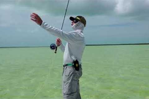 The Ready Position for saltwater fly fishing